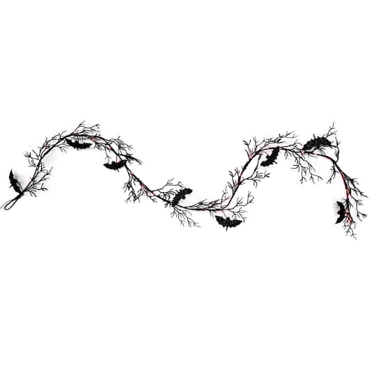 Michaels, 5.6ft. Black Branch & Bats LED Garland String Lights by Ashland® – Category: String Lights